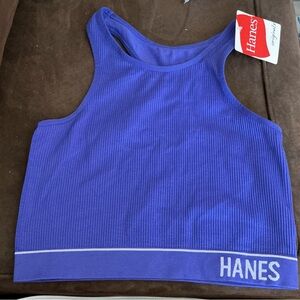Hanes Blue Sports Bra